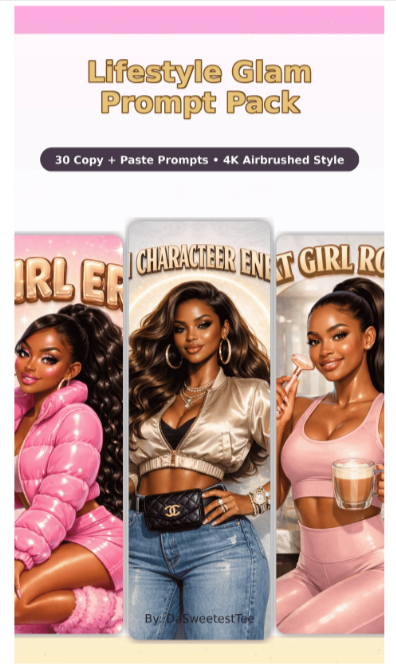 Lifestyle Glam Prompt Pack